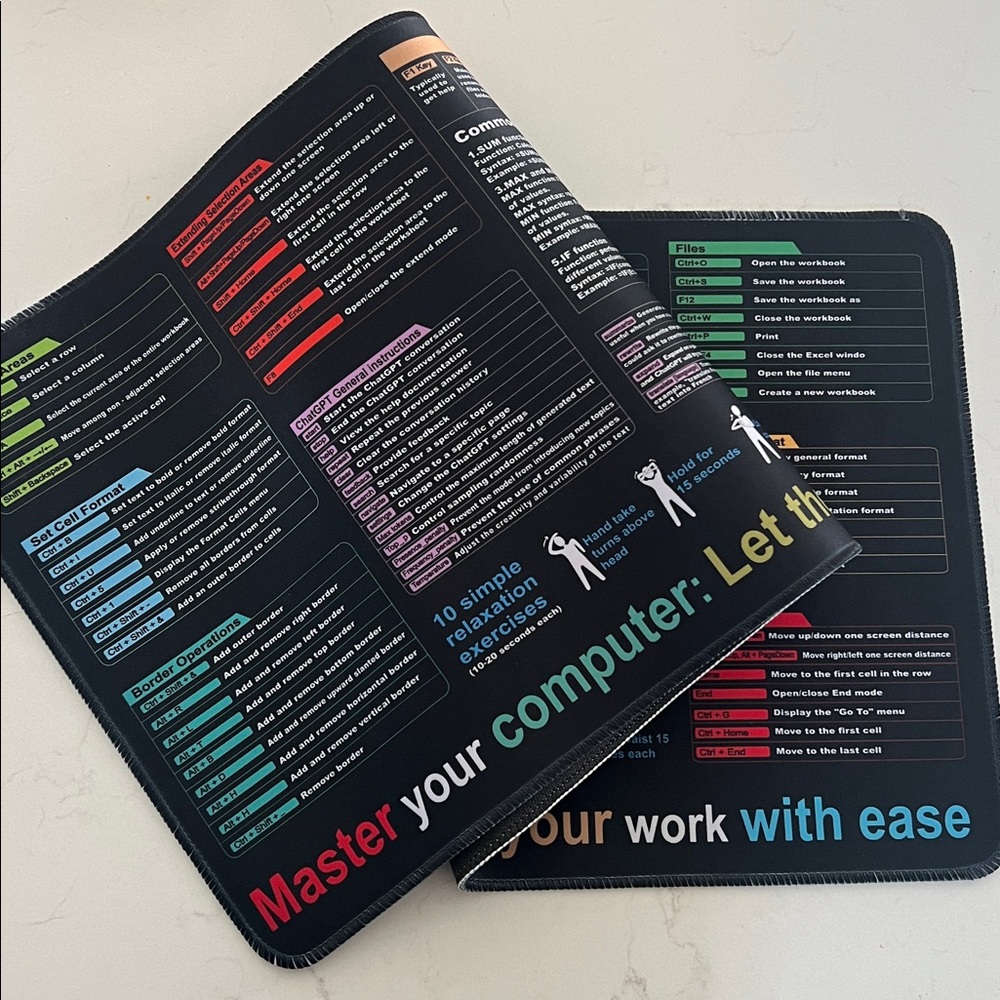 Excel Computer Guide XL Mousepad